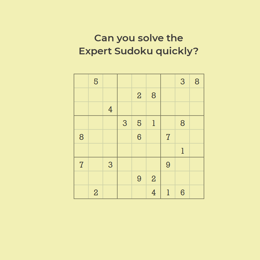 expert sudoku