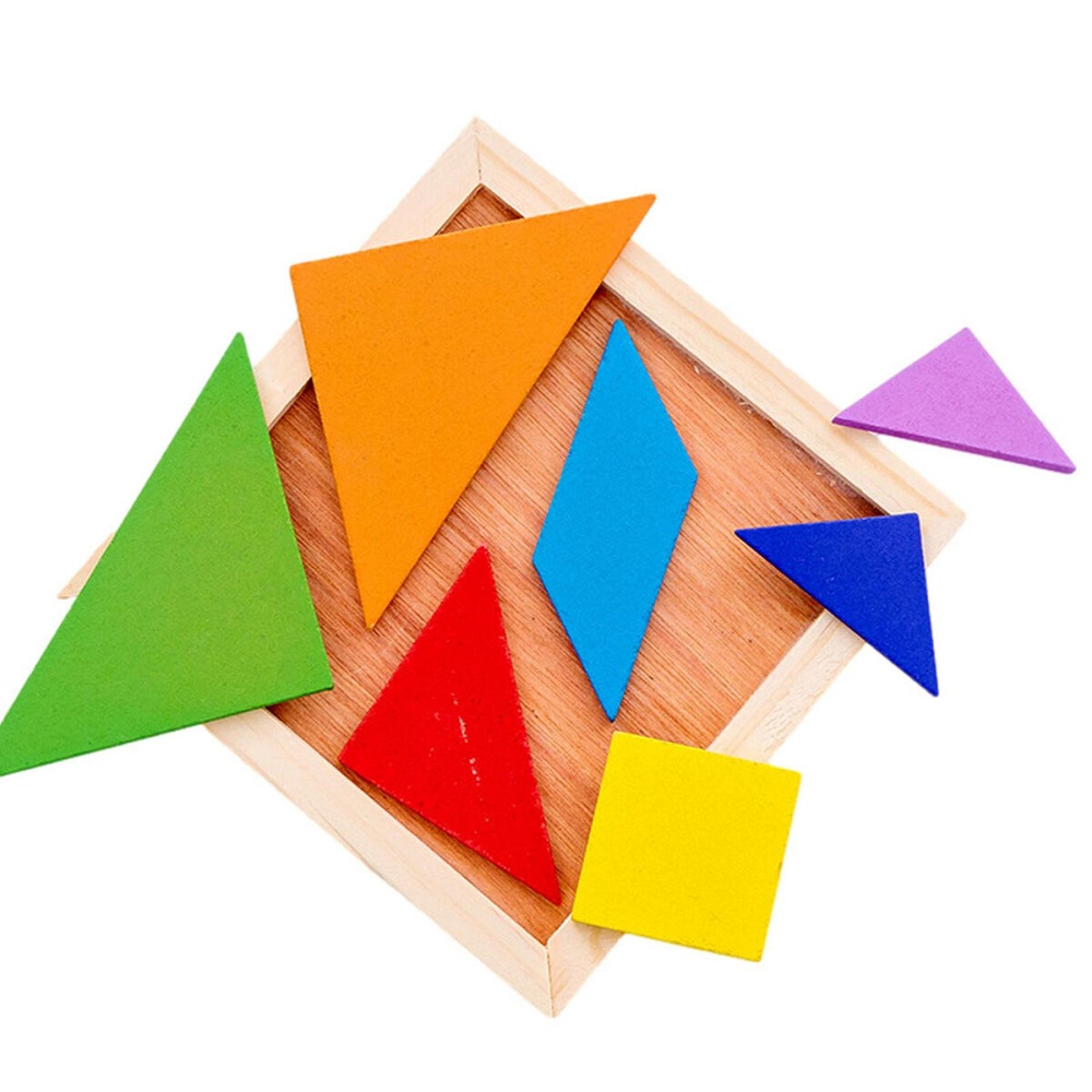 tangram shapes with 7 pieces