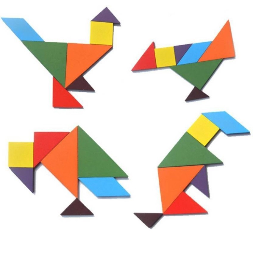 tangram shapes with 7 pieces