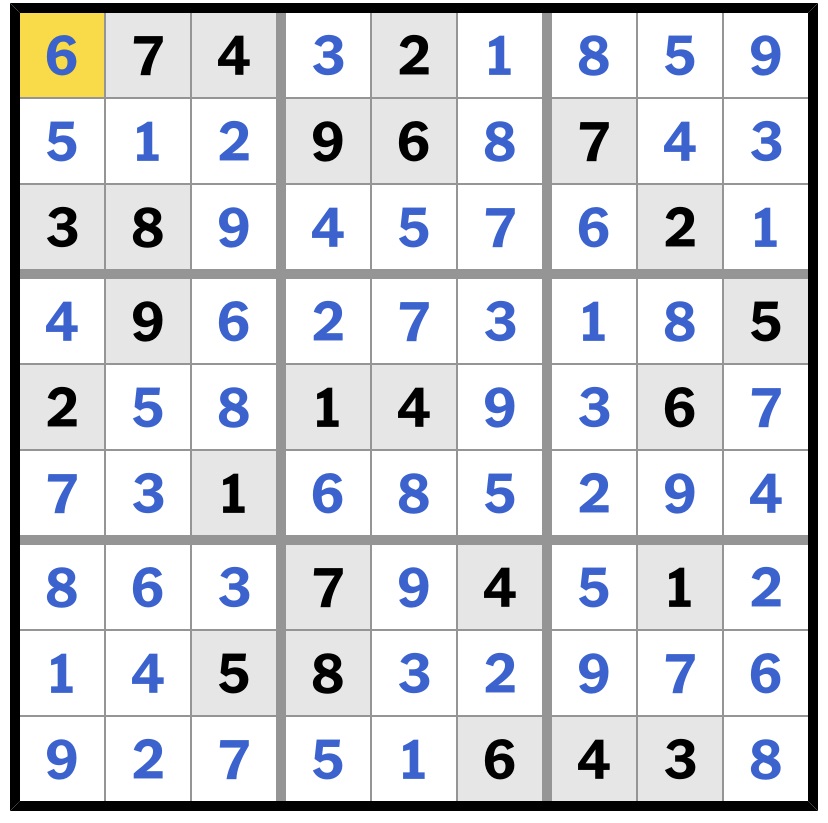 sudoku nyt hard