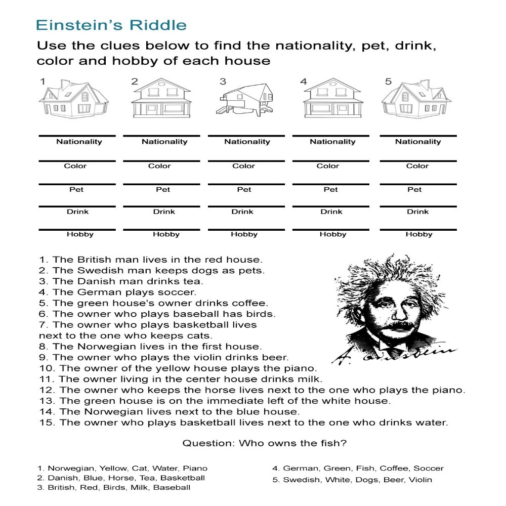 printable zebra puzzles