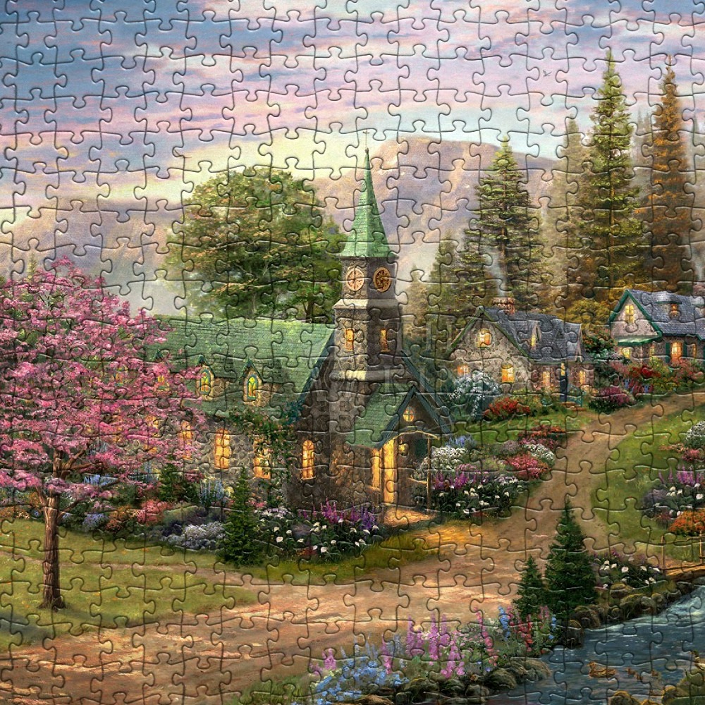 thomas kinkade puzzles